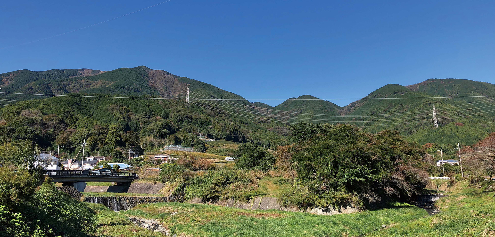 菩提地区の山並み