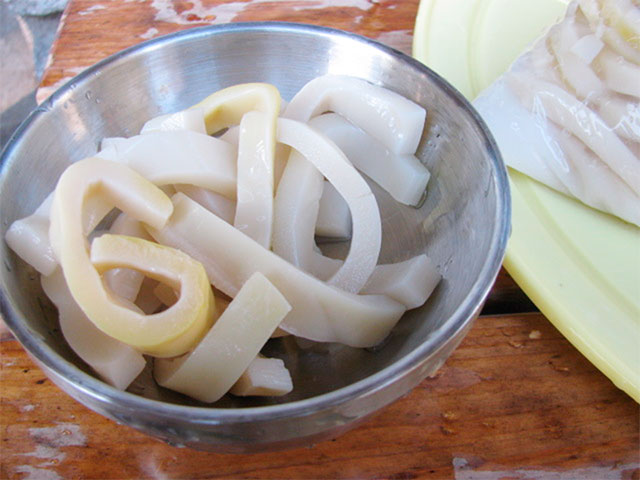 塩抜きをしたメンマ
